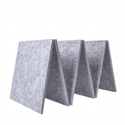 Fire-retardant PET acoustic panel