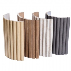 Semi-circular Flexible Tambour Wood Acoustic Panel